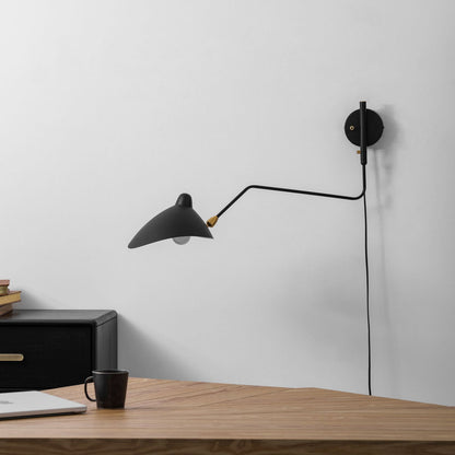 Adjustable Arm Wall Sconce with Modern Design and Energy-Efficient LED