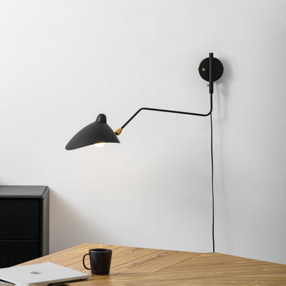 Adjustable Arm Wall Sconce with Modern Design and Energy-Efficient LED