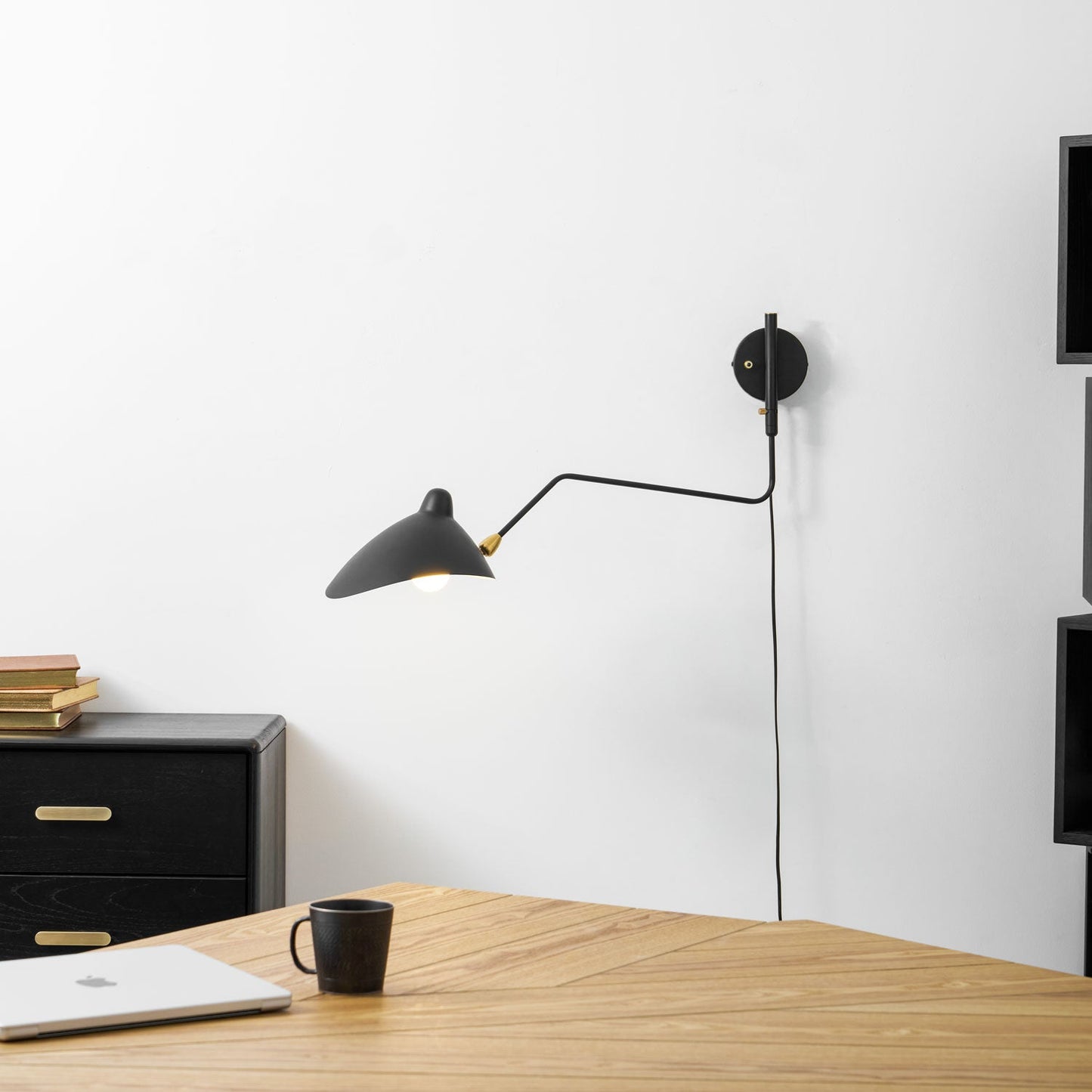 Adjustable Arm Wall Sconce with Modern Design and Energy-Efficient LED