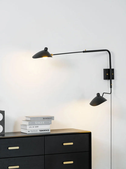 Adjustable Arm Wall Sconce with Modern Design and Energy-Efficient LED