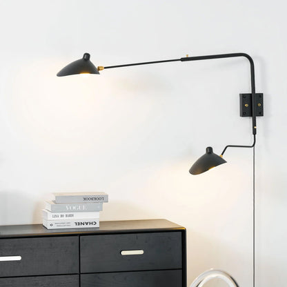 Adjustable Arm Wall Sconce with Modern Design and Energy-Efficient LED