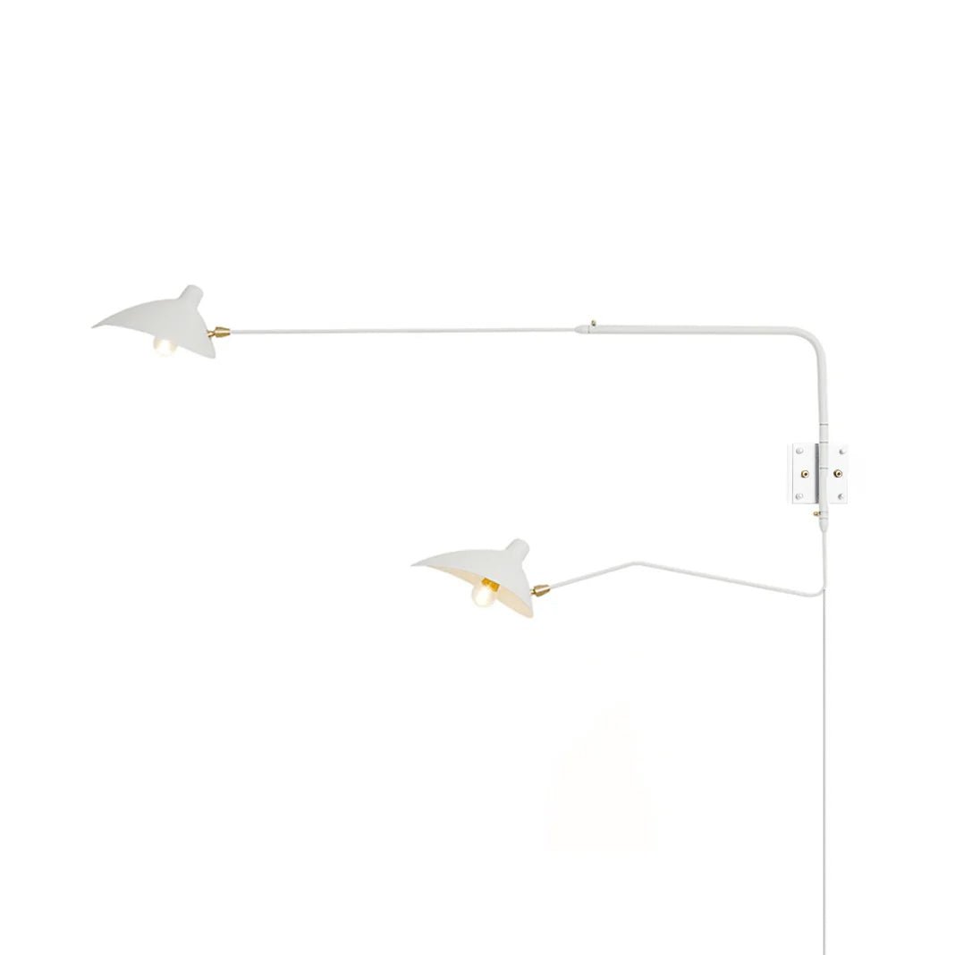 Adjustable Arm Wall Sconce with Modern Design and Energy-Efficient LED