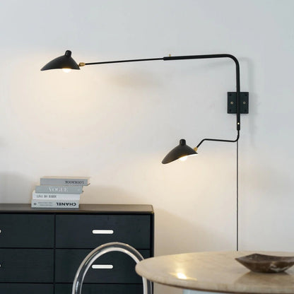 Adjustable Arm Wall Sconce with Modern Design and Energy-Efficient LED