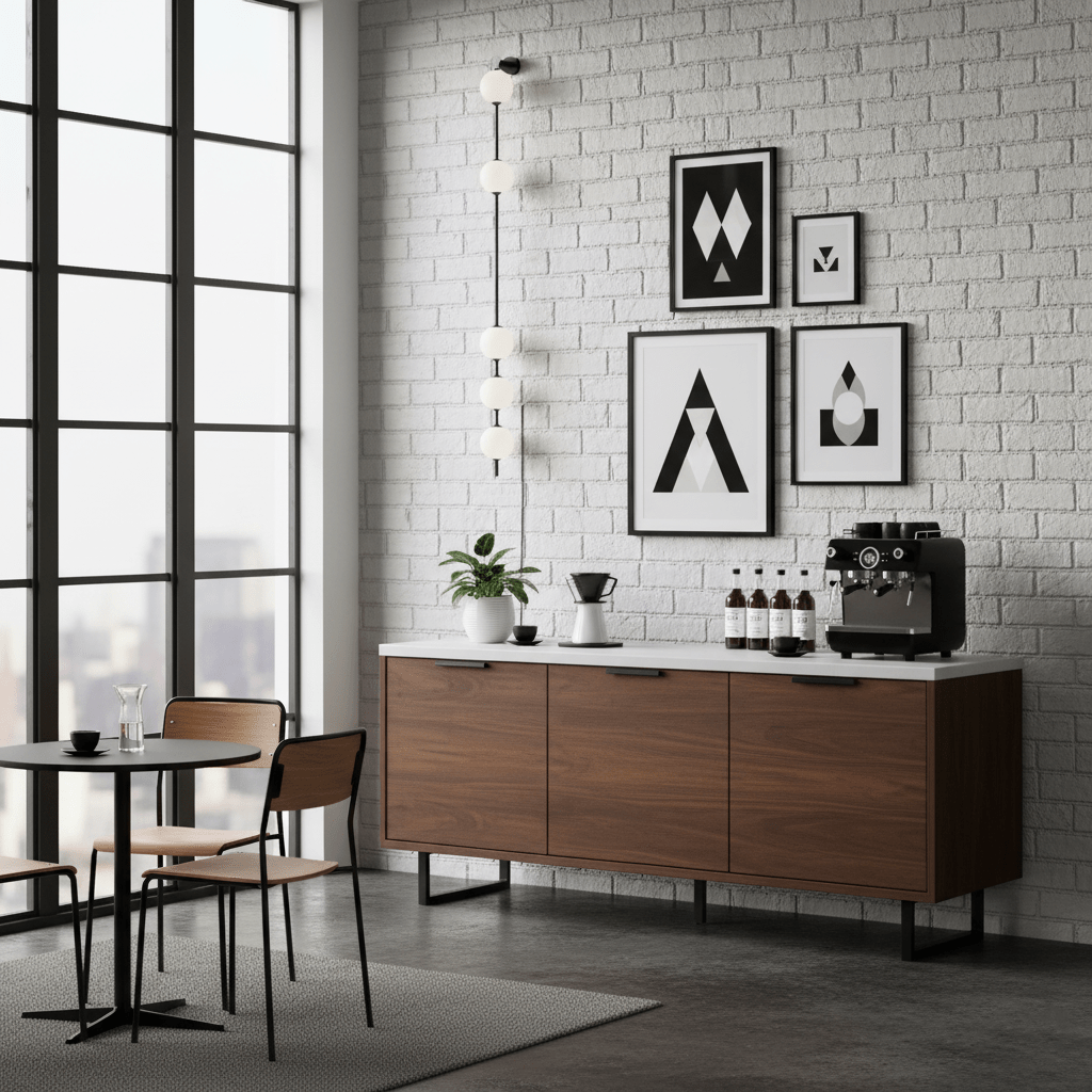 Professional Vertical Balls Wall Lamp - Adjustable Brightness, Modern