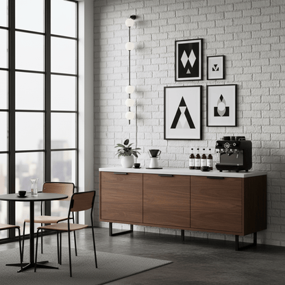 Professional Vertical Balls Wall Lamp - Adjustable Brightness, Modern