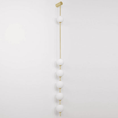 Professional Vertical Balls Wall Lamp - Adjustable Brightness, Modern