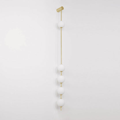 Professional Vertical Balls Wall Lamp - Adjustable Brightness, Modern