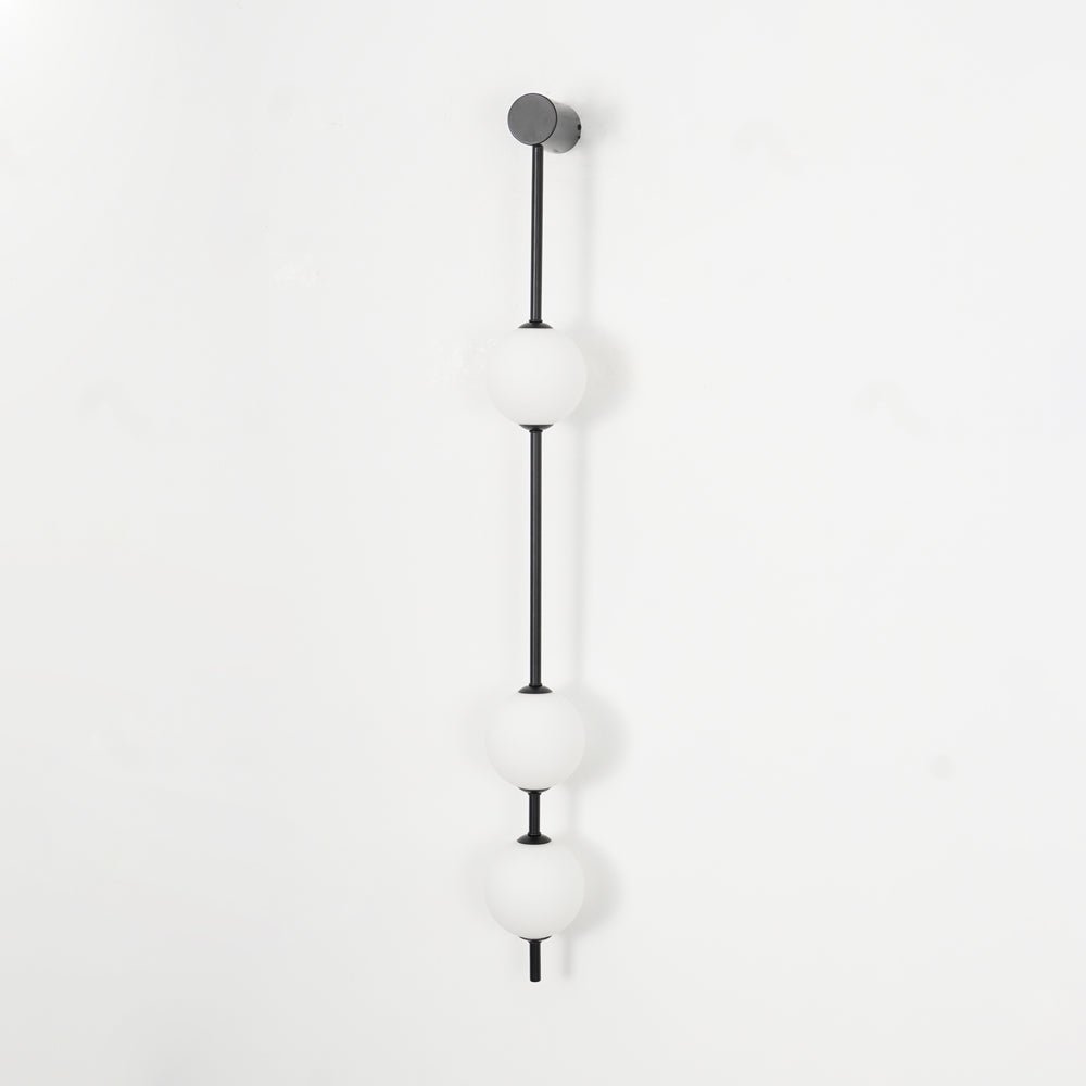 Professional Vertical Balls Wall Lamp - Adjustable Brightness, Modern