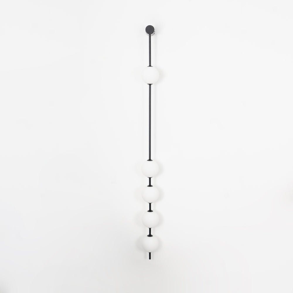 Professional Vertical Balls Wall Lamp - Adjustable Brightness, Modern