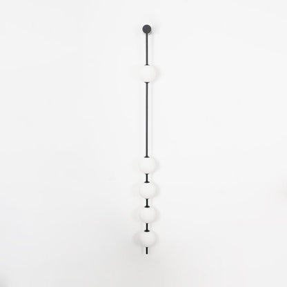 Professional Vertical Balls Wall Lamp - Adjustable Brightness, Modern