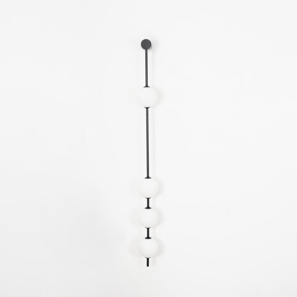 Professional Vertical Balls Wall Lamp - Adjustable Brightness, Modern