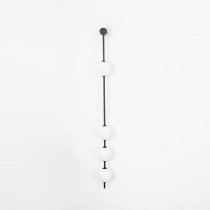 Professional Vertical Balls Wall Lamp - Adjustable Brightness, Modern