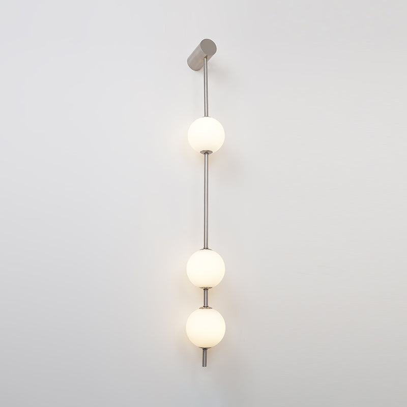 Professional Vertical Balls Wall Lamp - Adjustable Brightness, Modern