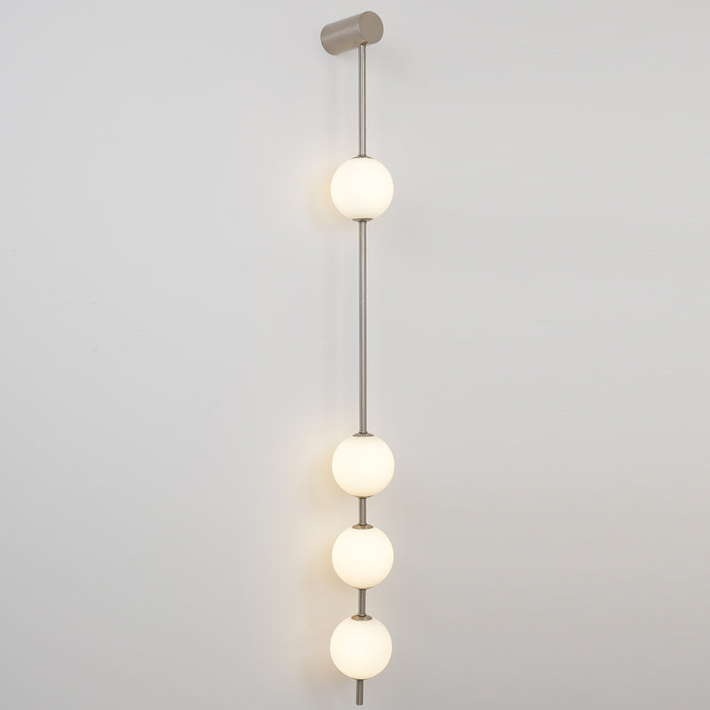 Professional Vertical Balls Wall Lamp - Adjustable Brightness, Modern