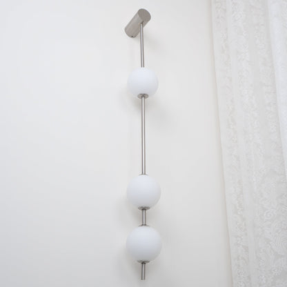 Professional Vertical Balls Wall Lamp - Adjustable Brightness, Modern