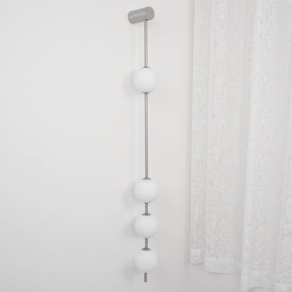 Professional Vertical Balls Wall Lamp - Adjustable Brightness, Modern