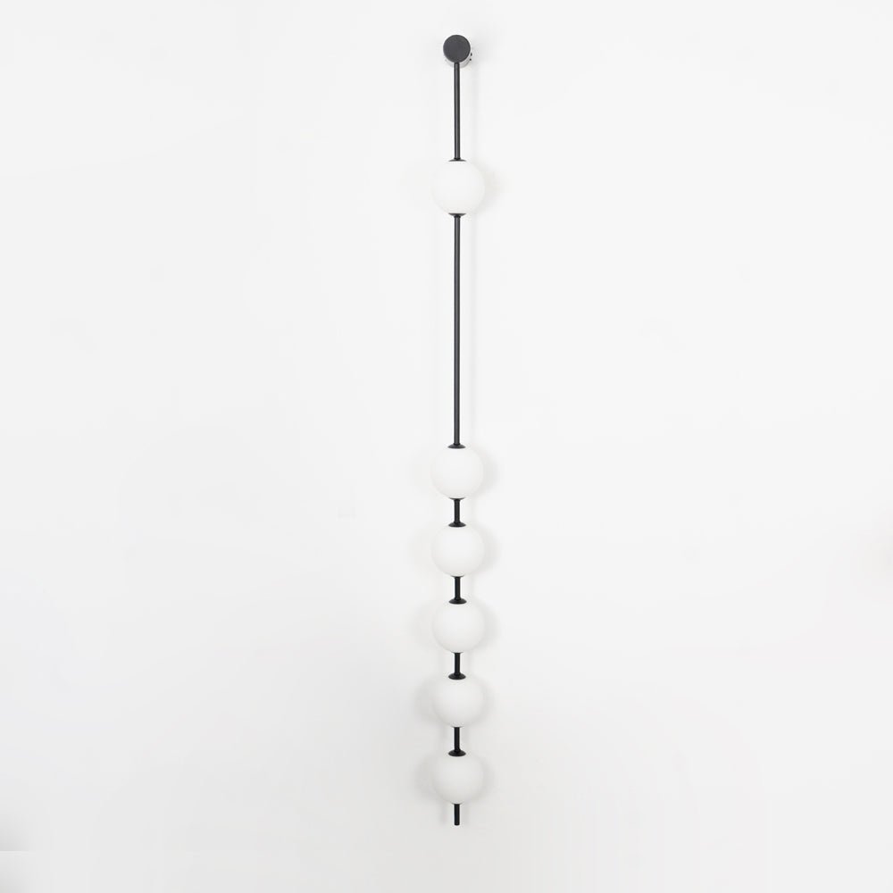Professional Vertical Balls Wall Lamp - Adjustable Brightness, Modern