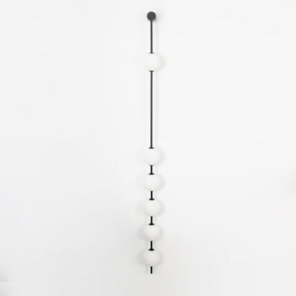 Professional Vertical Balls Wall Lamp - Adjustable Brightness, Modern