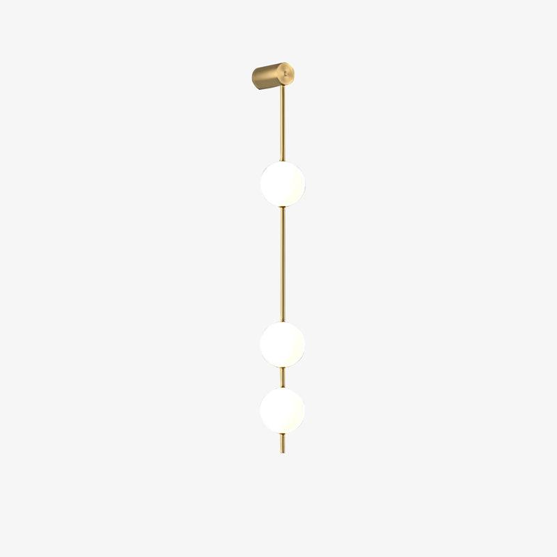 Professional Vertical Balls Wall Lamp - Adjustable Brightness, Modern