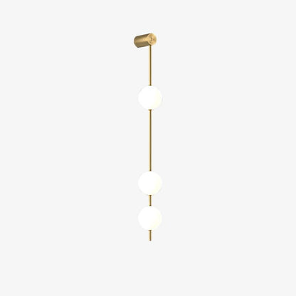 Professional Vertical Balls Wall Lamp - Adjustable Brightness, Modern