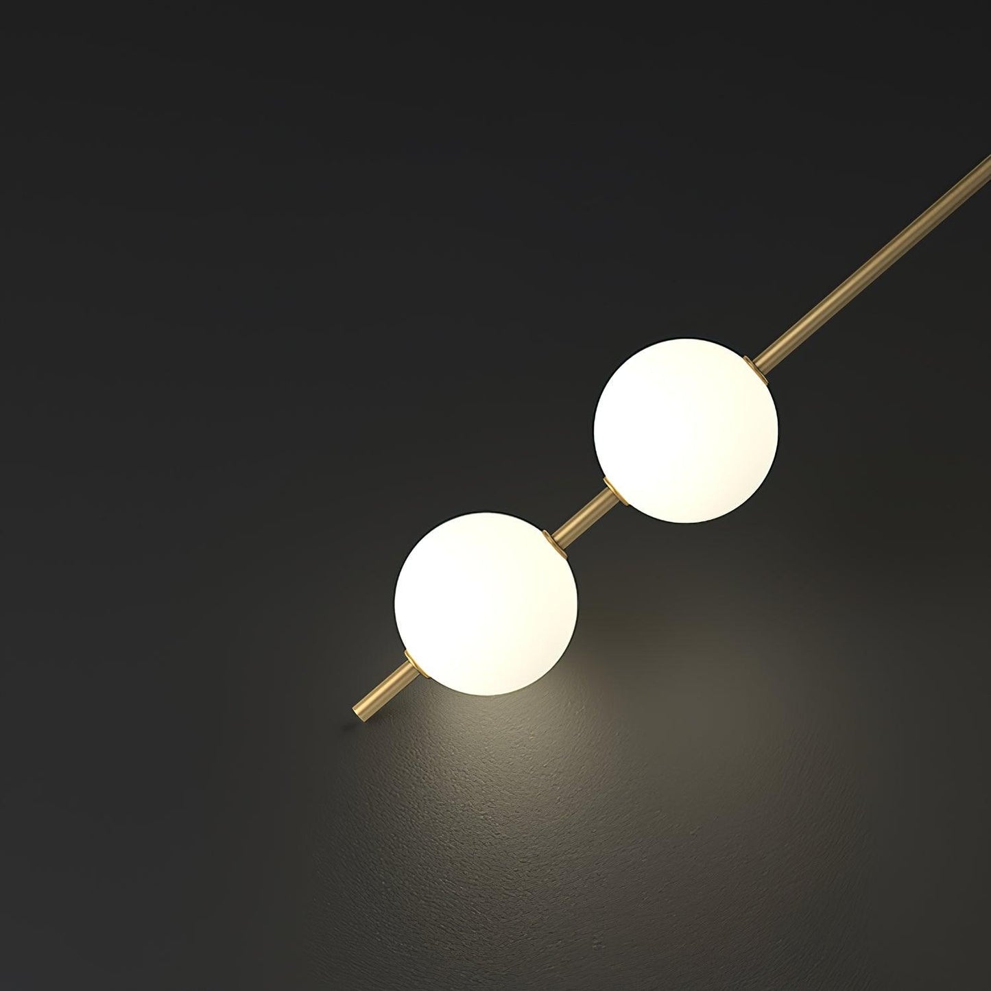 Professional Vertical Balls Wall Lamp - Adjustable Brightness, Modern