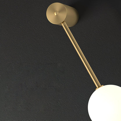Professional Vertical Balls Wall Lamp - Adjustable Brightness, Modern
