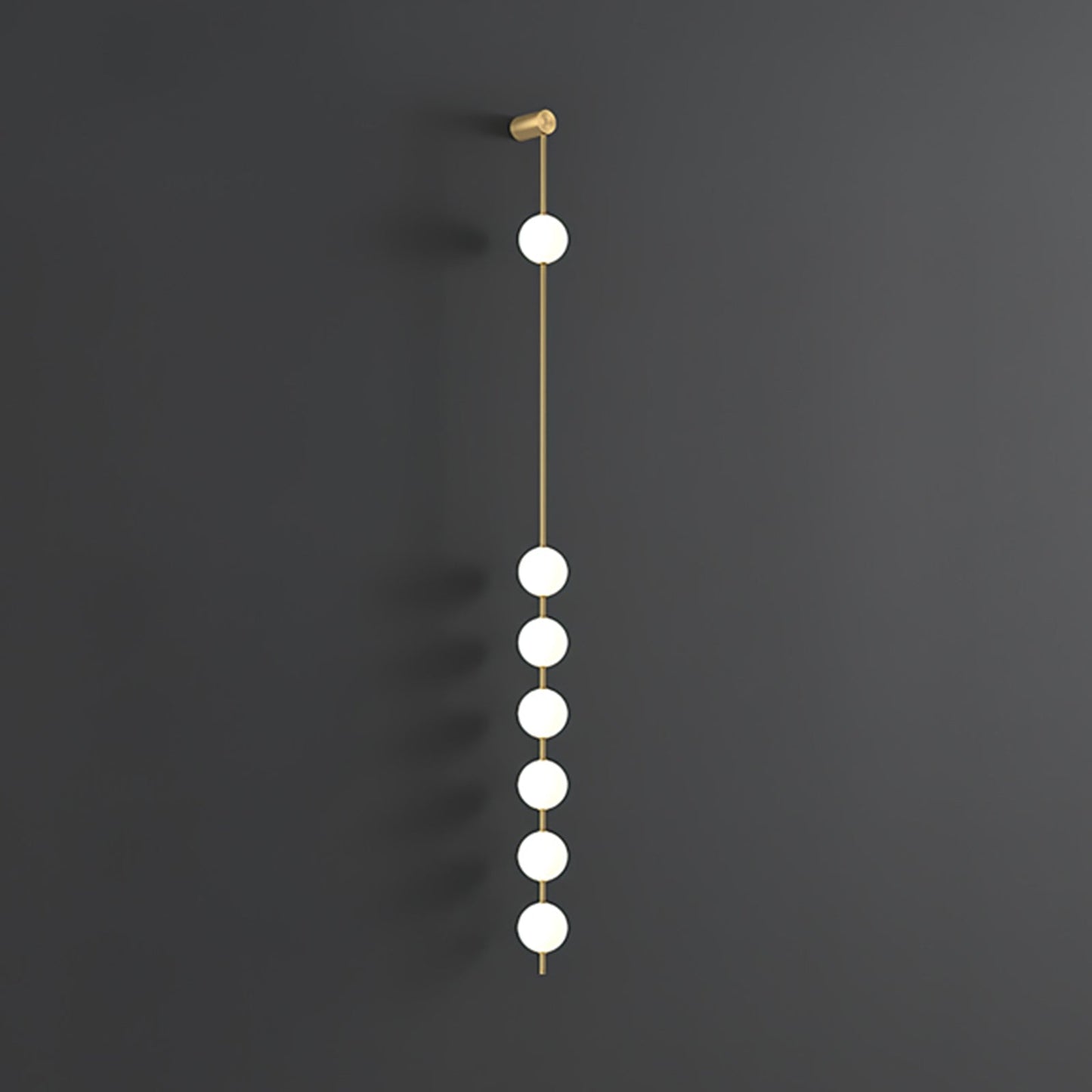 Professional Vertical Balls Wall Lamp - Adjustable Brightness, Modern