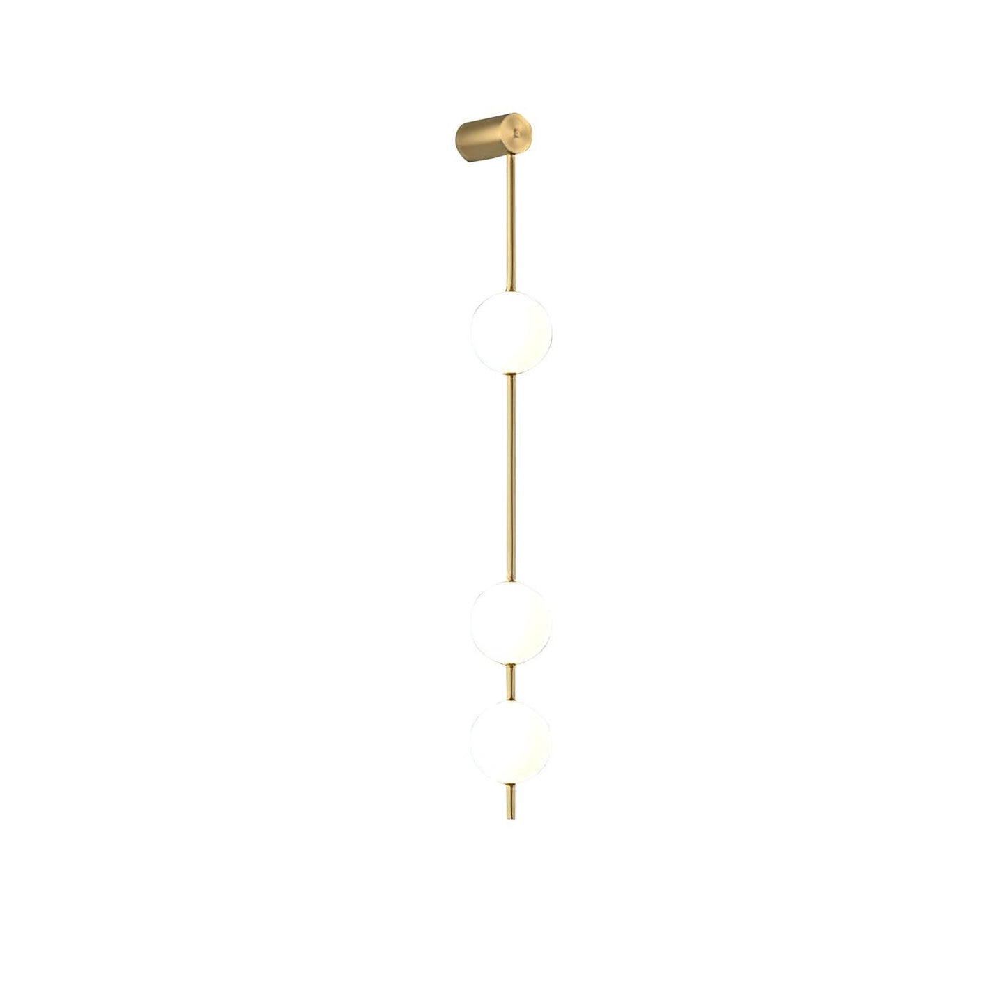 Professional Vertical Balls Wall Lamp - Adjustable Brightness, Modern
