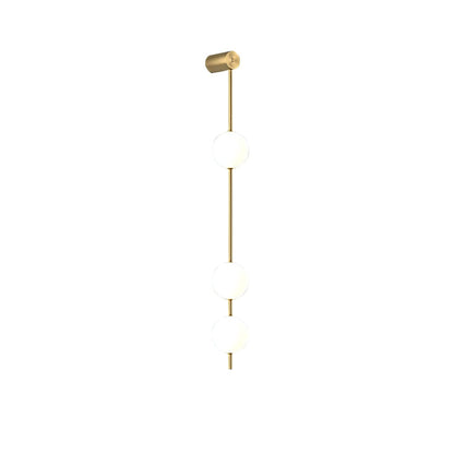 Professional Vertical Balls Wall Lamp - Adjustable Brightness, Modern