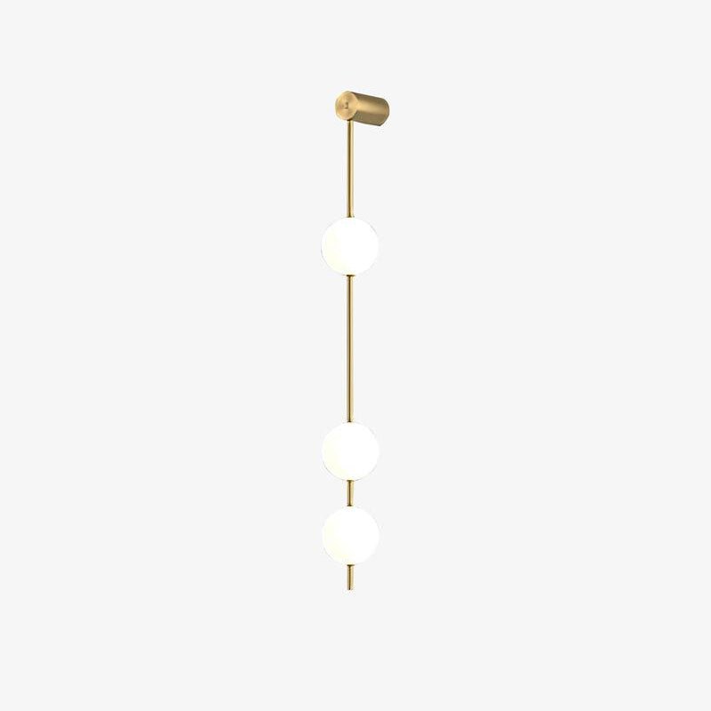 Professional Vertical Balls Wall Lamp - Adjustable Brightness, Modern