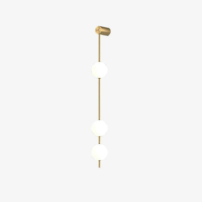 Professional Vertical Balls Wall Lamp - Adjustable Brightness, Modern