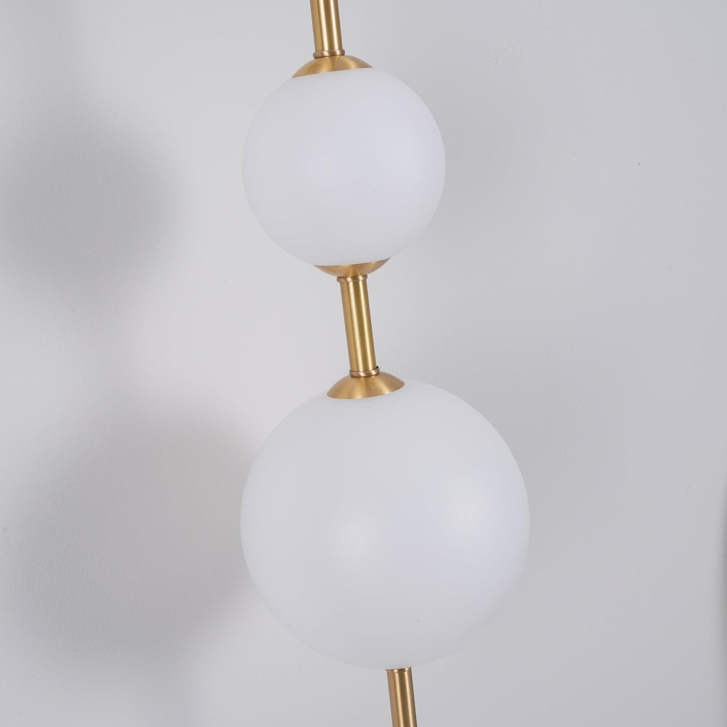 Vertical Globe Plug-in Wall Lamp with Adjustable Brightness & Modern D