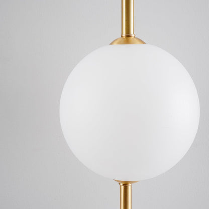 Modern Vertical Globe Wall Lamp with Adjustable Brightness & Energy Sa