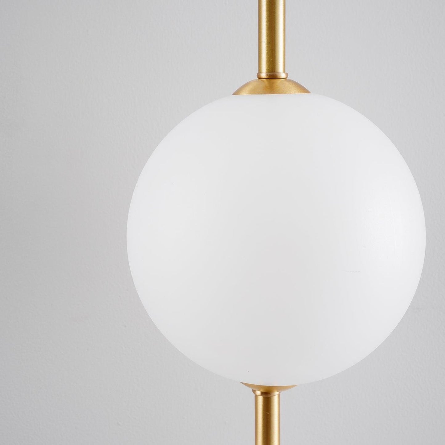 Vertical Globe Plug-in Wall Lamp with Adjustable Brightness & Modern D