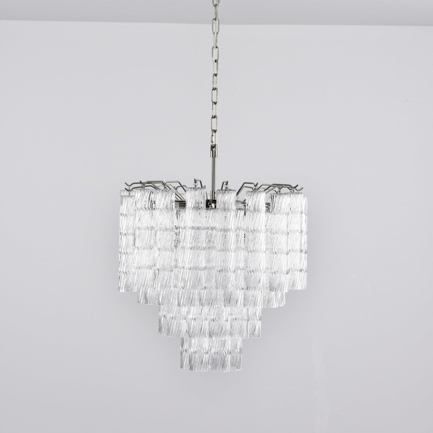 Vetrina Glass Chandelier - Elegant Design with Adjustable Height & LED