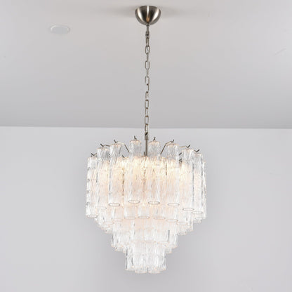 Vetrina Glass Chandelier - Elegant Design with Adjustable Height & LED