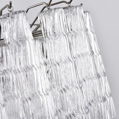 Vetrina Glass Chandelier - Elegant Design with Adjustable Height & LED