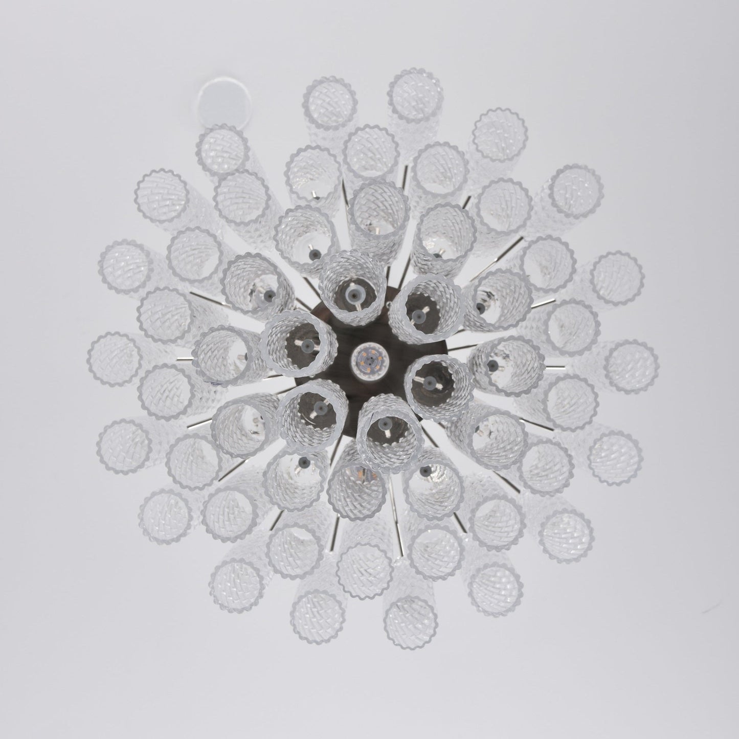 Vetrina Glass Chandelier - Elegant Design with Adjustable Height & LED