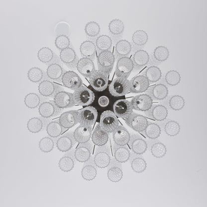 Vetrina Glass Chandelier - Elegant Design with Adjustable Height & LED