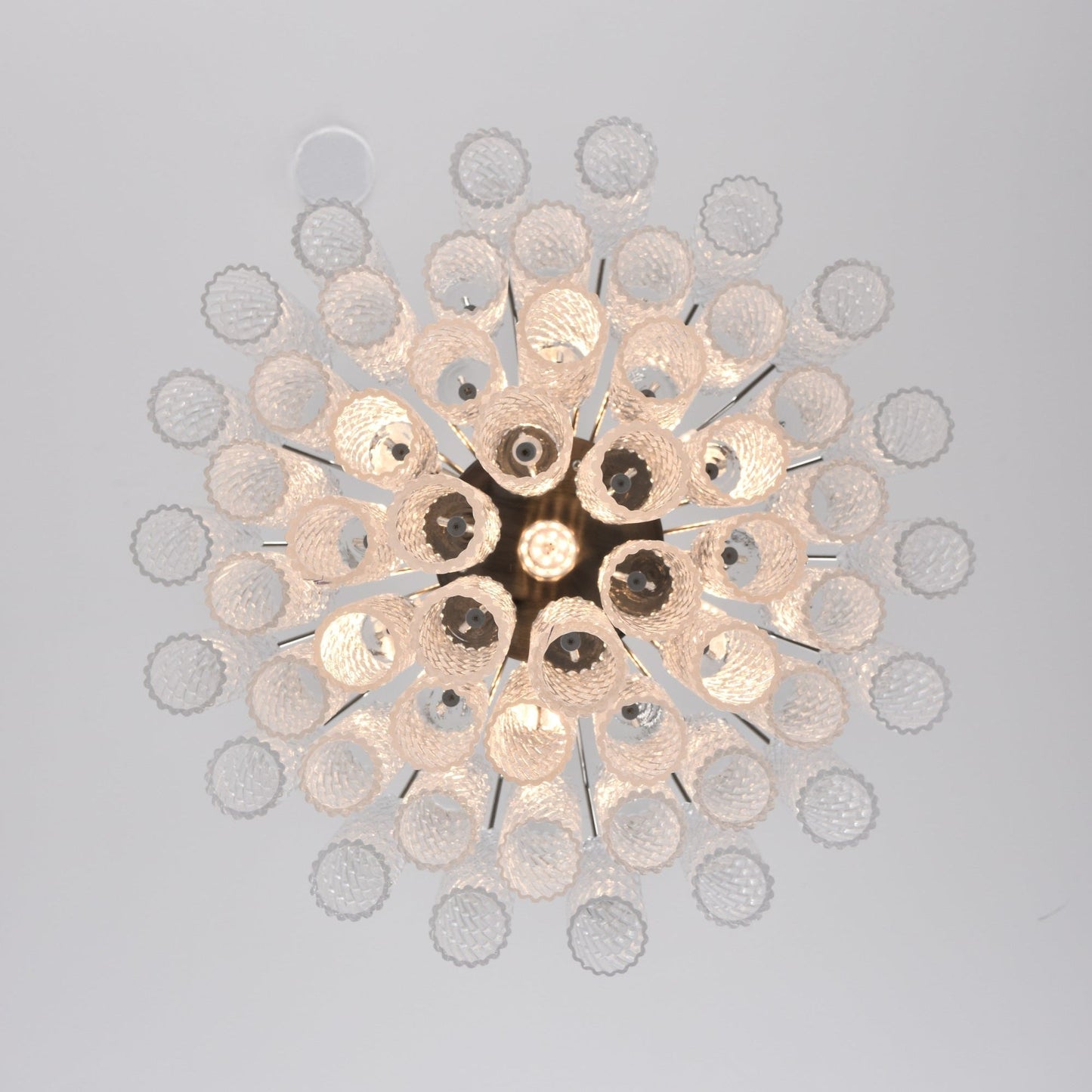 Vetrina Glass Chandelier - Elegant Design with Adjustable Height & LED