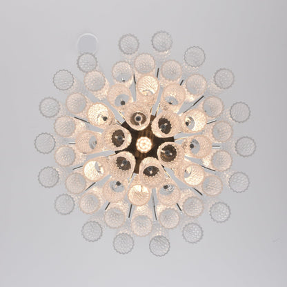 Vetrina Glass Chandelier - Elegant Design with Adjustable Height & LED