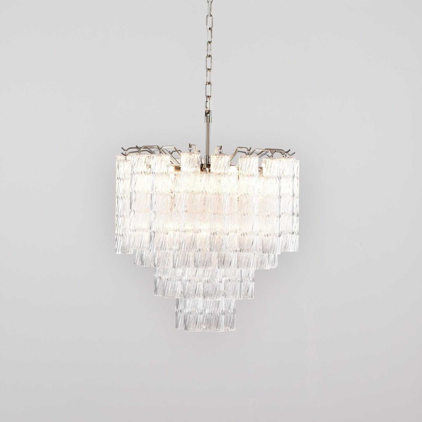 Vetrina Glass Chandelier - Elegant Design with Adjustable Height & LED