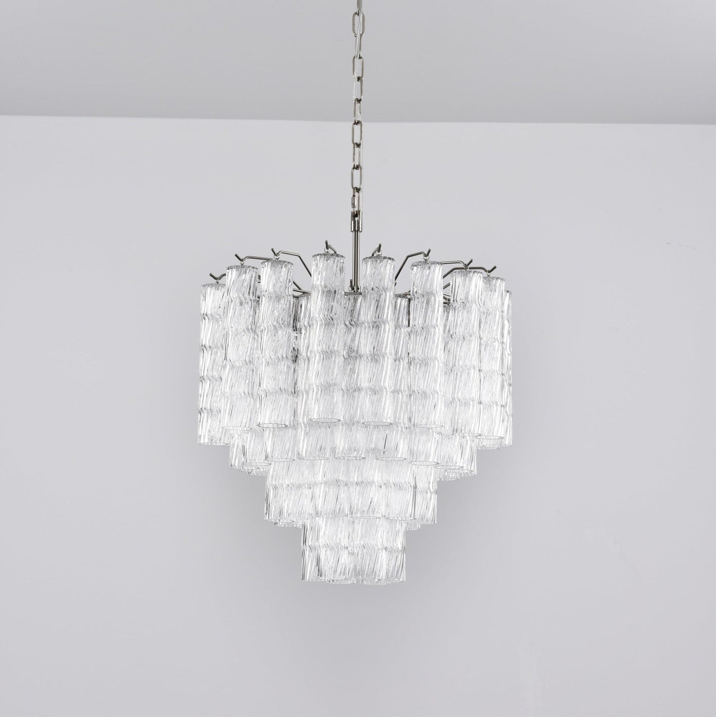 Vetrina Glass Chandelier - Elegant Design with Adjustable Height & LED
