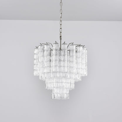 Vetrina Glass Chandelier - Elegant Design with Adjustable Height & LED