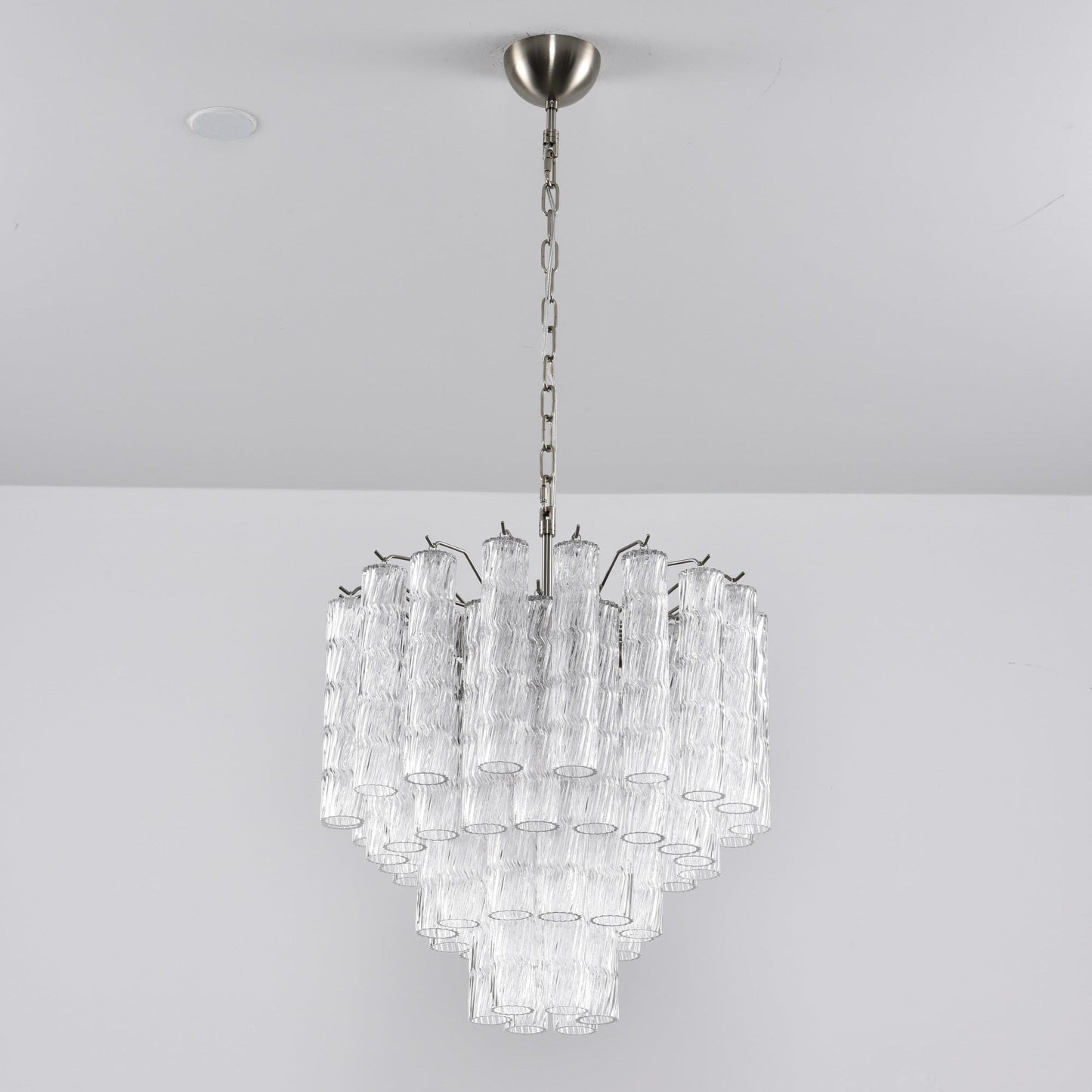 Vetrina Glass Chandelier - Elegant Design with Adjustable Height & LED