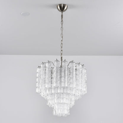 Vetrina Glass Chandelier - Elegant Design with Adjustable Height & LED