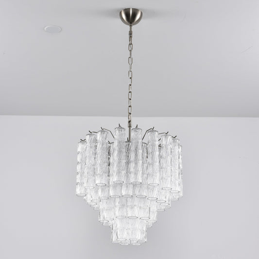 Vetrina Glass Chandelier - Elegant Design with Adjustable Height & LED