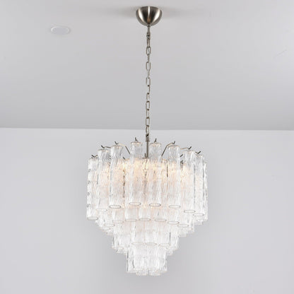 Vetrina Glass Chandelier - Elegant Design with Adjustable Height & LED