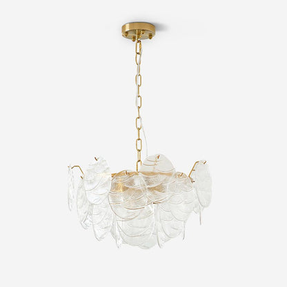Victorian Disc Chandelier - Elegant Design with Adjustable Height & LE