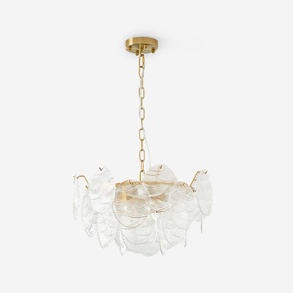 Victorian Disc Chandelier - Elegant Design with Adjustable Height & LE